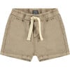 Shorts with Drawstring, Brown - Shorts - 1 - thumbnail