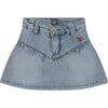 Denim Skirt, Blue - Skirts - 1 - thumbnail