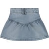 Denim Skirt, Blue - Skirts - 2