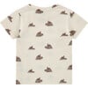 Snorkling Hippo Short Sleeve T-Shirt, Print - T-Shirts - 2