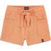 Sweatshorts with Side Pockets, Orange - Shorts - 1 - thumbnail