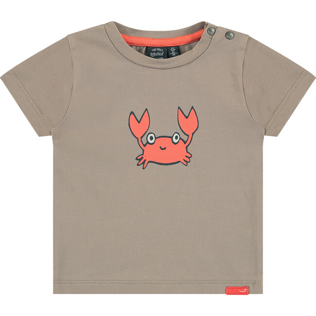 Crab Short Sleeve T-Shirt, Brown