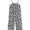 Coral Reef Printed Jumpsuit, Grey - Jumpsuits - 1 - thumbnail