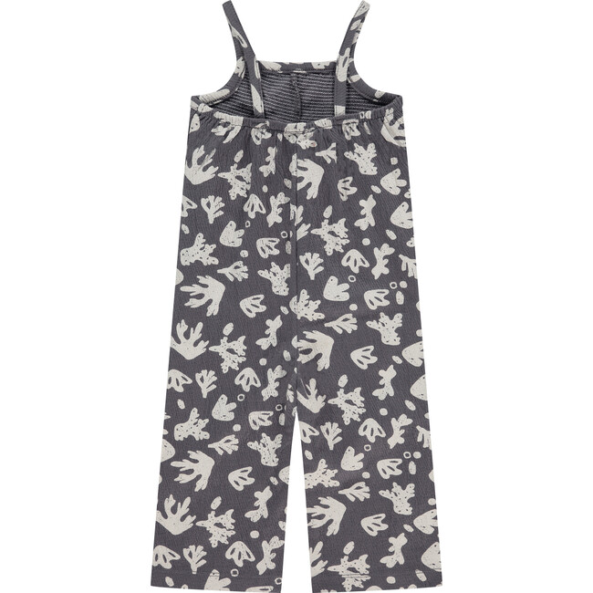 Coral Reef Printed Jumpsuit, Grey - Jumpsuits - 2