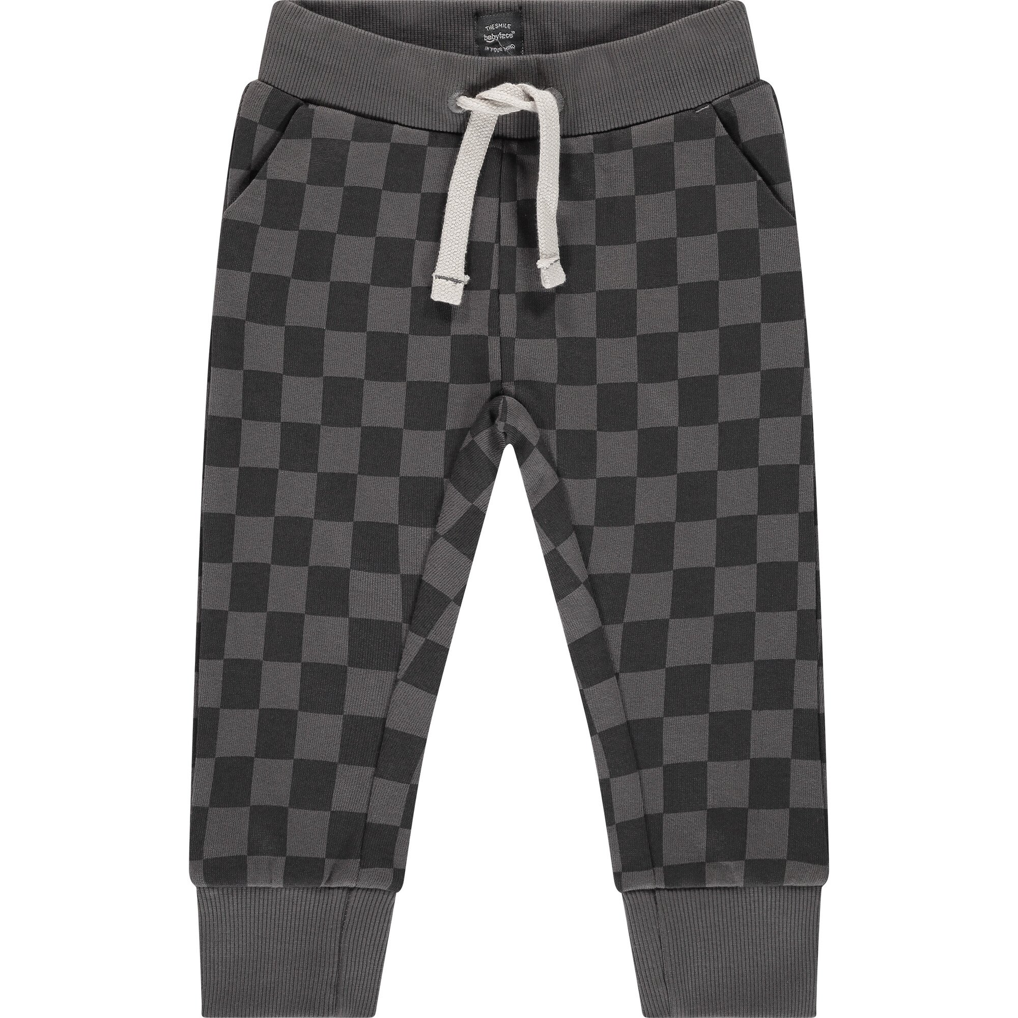 Checkerboard sweatpants on sale