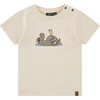 Sun Bathing Hippo Short Sleeve T-Shirt, Print - T-Shirts - 1 - thumbnail