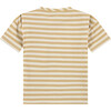 Striped Short Sleeve T-Shirt, Mustard - T-Shirts - 2