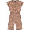 AllOver Printed Flower Jumpsuit,  Dusty Pink - Jumpsuits - 1 - thumbnail