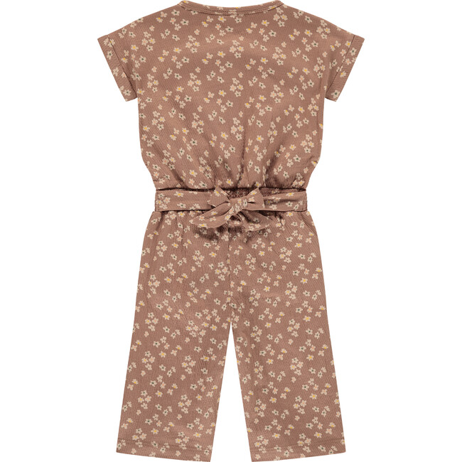 AllOver Printed Flower Jumpsuit,  Dusty Pink - Jumpsuits - 2