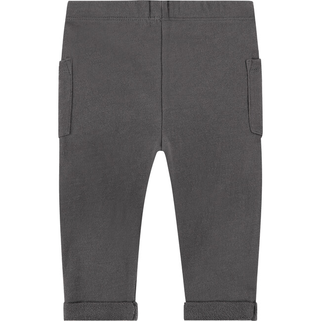 Sweatpants with Side Pockets, Grey - Sweatpants - 2