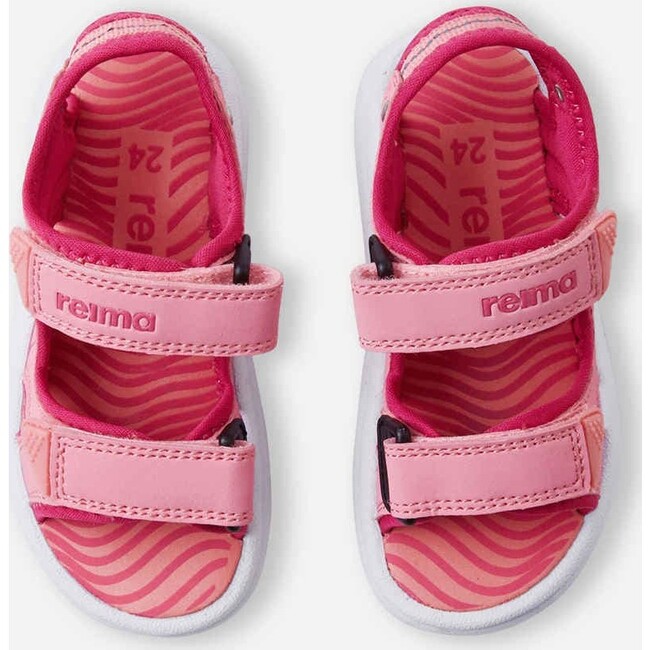 Toddlers Bungee Lightweight 2-Velcro Strap Sandals, Sunset Pink - Sandals - 2