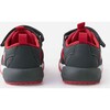 Toddlers Lomalla Elastic Lave Velcro Sandals,  Soft Black - Sandals - 4