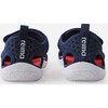 Kids Rantaan Barefoot Velcro Sandals, Navy - Sandals - 4