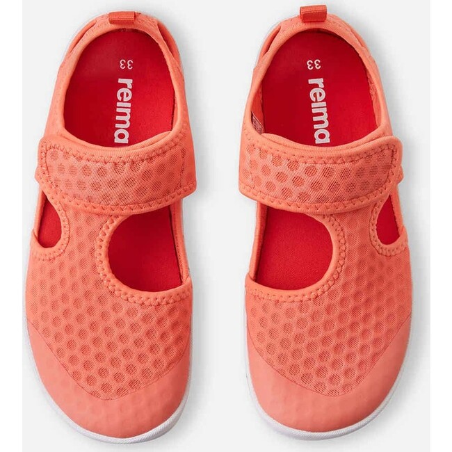 Kids Rantaan Barefoot Velcro Sandals, Misty Red - Sandals - 4