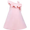 Petulla Off Shoulder Ruffle Dress, Pink - Dresses - 1 - thumbnail