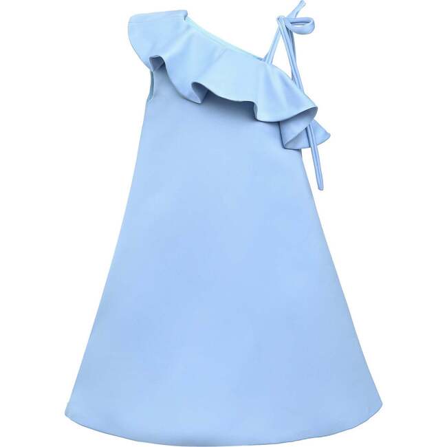 Petulla Off Shoulder Ruffle Dress, Blue