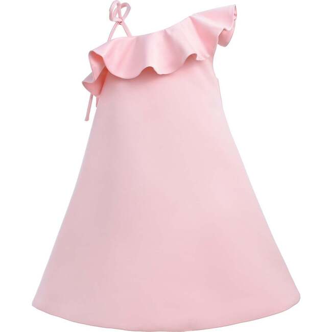 Petulla Off Shoulder Ruffle Dress, Pink - Dresses - 2