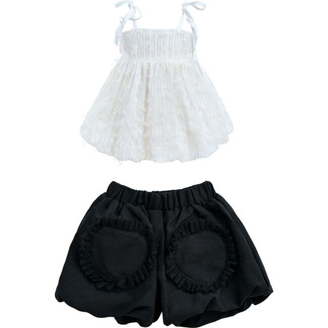 Ruffle Summer Outfit, White