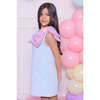 Skylar Bow Dress, Blue - Dresses - 4