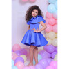 Olivia Ruffle Dress, Purple - Dresses - 3
