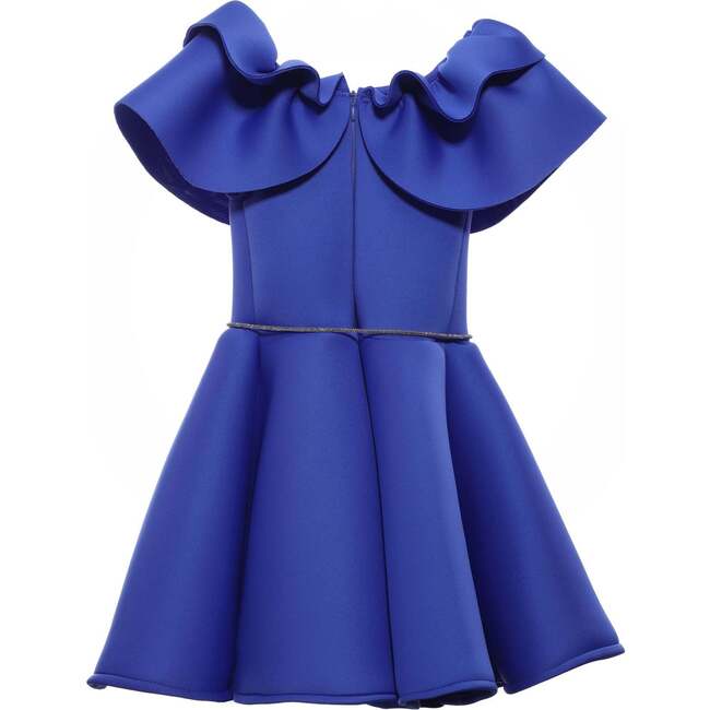 Olivia Ruffle Dress, Purple - Dresses - 4
