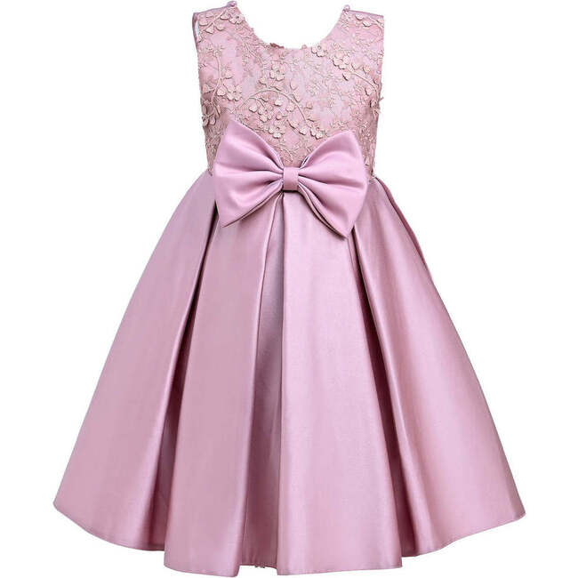 Hampton Double Bow Dress, Pink