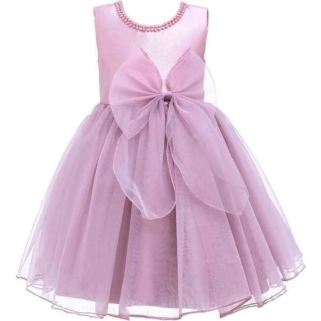 Felice Tulle Bow Dress, Pink