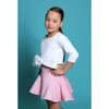 Jessica Bow Applique Outfit, White - Mixed Apparel Set - 4