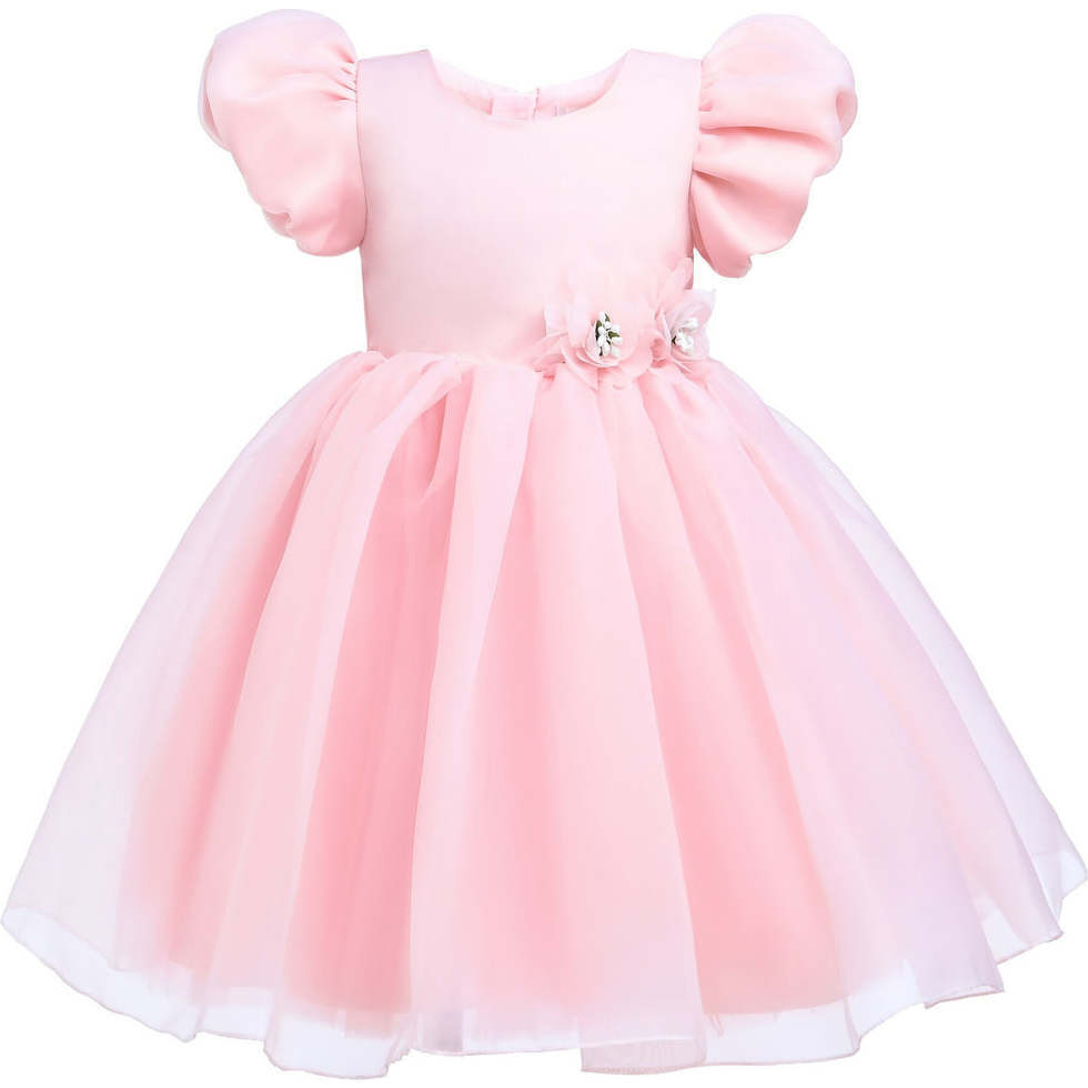 D'Amico Floral Teacup Dress, Pink - Dresses - 1