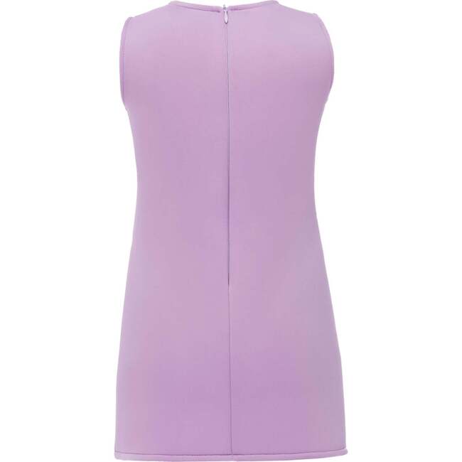 Fiona Sleeveless Bow Dress, Lilac - Dresses - 5