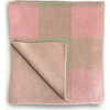 Vichy Organic Cotton Blanket, Blush & Mint - Blankets - 3