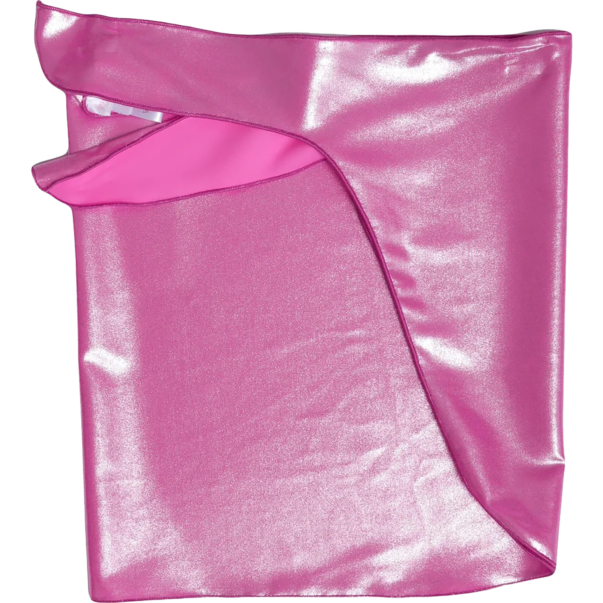 Charlotte Pareo Glossy Skirt Cover-Up, Pink - Cover-Ups - 1