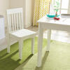 Wooden Avalon Table and 2 Chair Set, White - Play Tables - 3