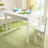 Wooden Avalon Table and 2 Chair Set, White - Play Tables - 4