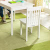 Wooden Avalon Table and 2 Chair Set, White - Play Tables - 5