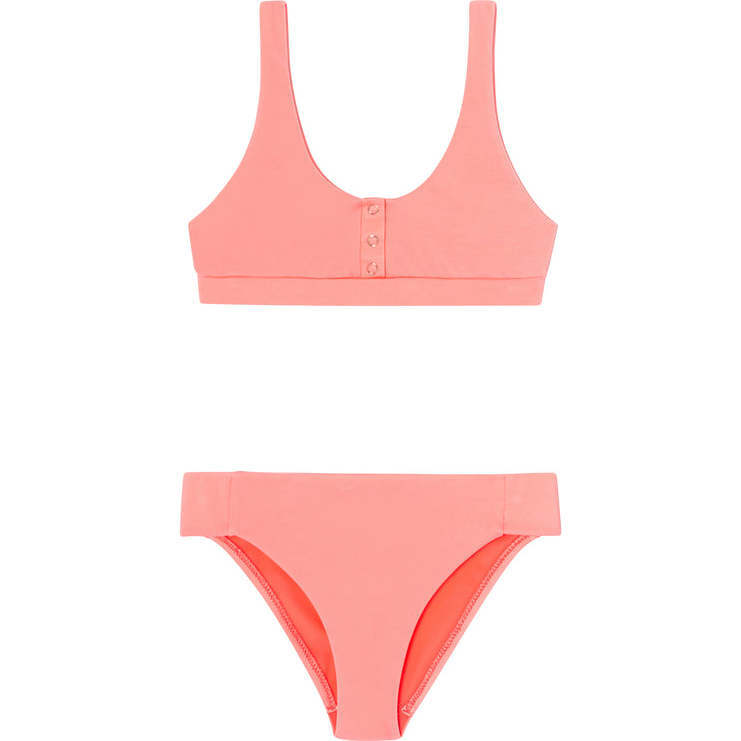 Acapulco UPF50+ 2-Piece Bikini, Fluo Pink - Two Pieces - 1