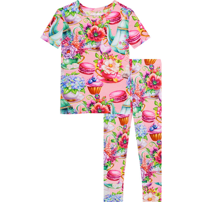 Elizabeth Short Sleeve Basic Pajama, Pink