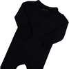 Ribbed Zipper Footie, Midnight - Footie Pajamas - 3