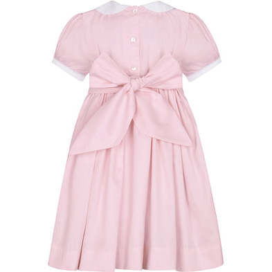 Pink Nella Smocked Dress, Pink - Dresses - 2