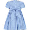 Blue Nella Smocked Dress, Blue - Dresses - 2