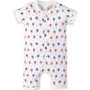 Henley-Style Relaxed Fit Romper, Usa Balloons - Rompers - 1 - thumbnail