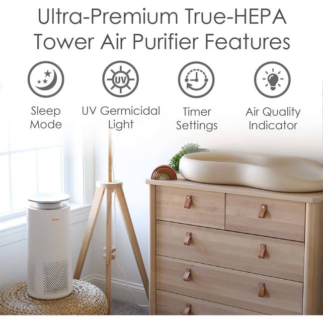 True-HEPA Tower Air Purifier - Humidifiers - 2