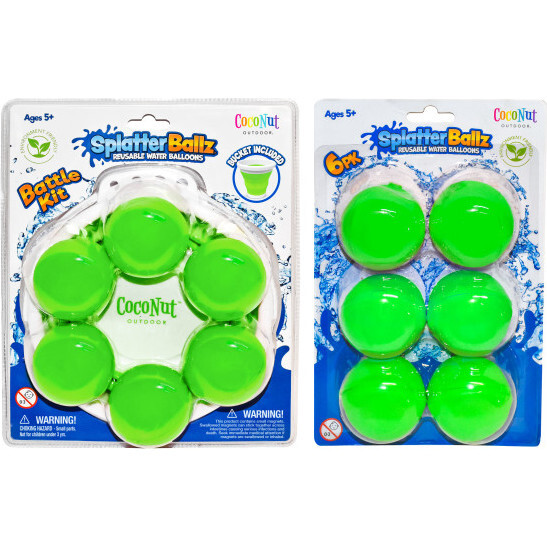Reusable Water Balloons Ultimate Battle Kit 12pk - Green