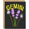 Gemini Foil Birthday Card - Paper Goods - 1 - thumbnail