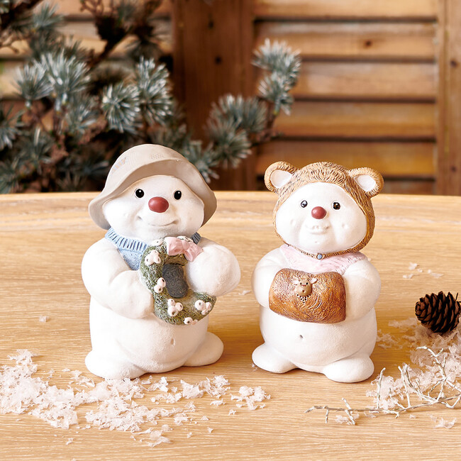 Gertrud & Ejvin Snowmen - Accents - 2