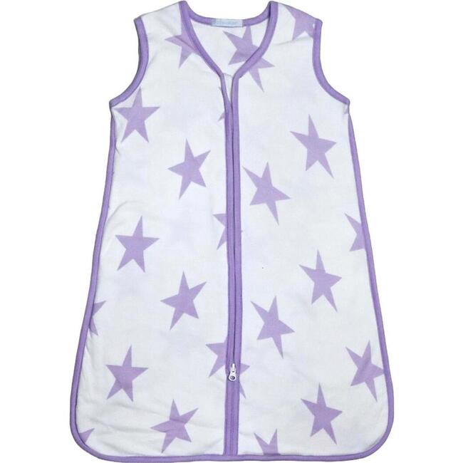 Baby Sleep Sack, Large Lilac Stars