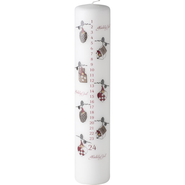 Nisserik Advent Candle, White