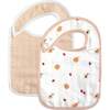 Bib Set, Peach - Bibs - 1 - thumbnail