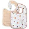 Bib Set, Peach - Bibs - 2