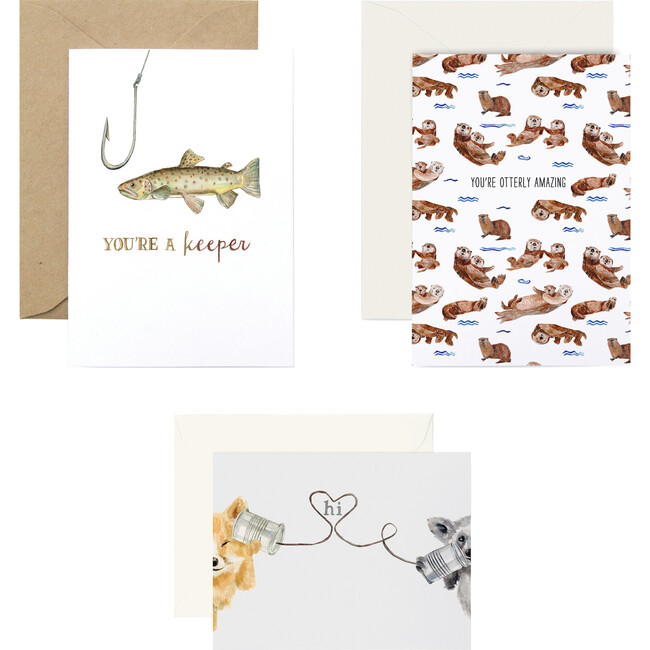 Animal Greeting Card Set